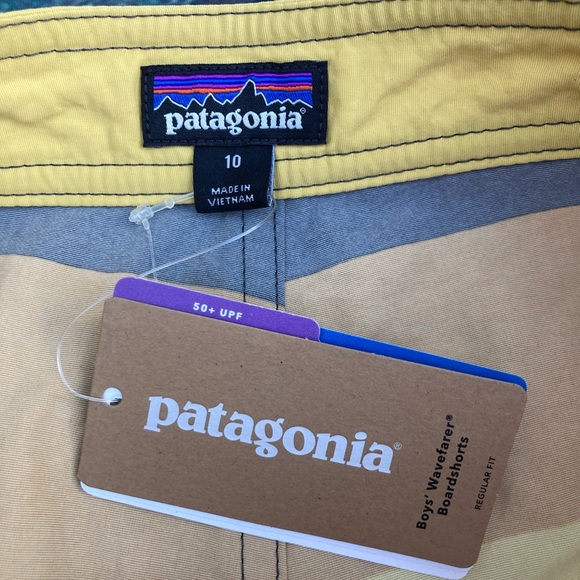 💙 Patagonia Boy’s wavefarer Boardshorts - Picture 2 of 8